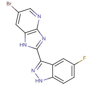 485835-11-8  1H-Imidazo[4,5-b]pyridine, 6-bromo-2-(5-fluoro-1H-indazol-3-yl)-