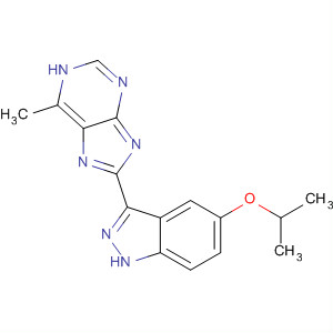 485835-16-3  1H-Purine, 6-methyl-8-[5-(1-methylethoxy)-1H-indazol-3-yl]-