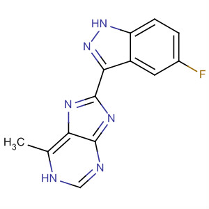 485835-30-1  1H-Purine, 8-(5-fluoro-1H-indazol-3-yl)-6-methyl-