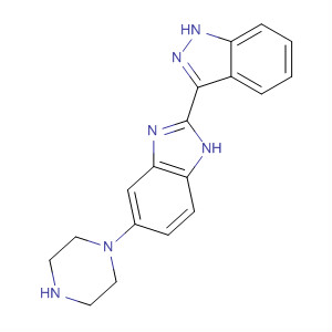 485836-91-7  1H-Indazole, 3-[5-(1-piperazinyl)-1H-benzimidazol-2-yl]-