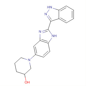 485837-42-1  3-Piperidinol, 1-[2-(1H-indazol-3-yl)-1H-benzimidazol-5-yl]-
