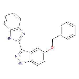 485838-97-9  1H-Indazole, 3-(1H-benzimidazol-2-yl)-5-(phenylmethoxy)-