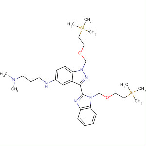 485841-39-2  1,3-Propanediamine,N,N-dimethyl-N'-[1-[[2-(trimethylsilyl)ethoxy]methyl]-3-[1-[[2-(trimethylsilyl)ethoxy]methyl]-1H-benzimidazol-2-yl]-1H-indazol-5-yl]-