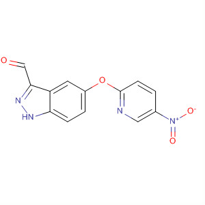 485841-42-7  1H-Indazole-3-carboxaldehyde, 5-[(5-nitro-2-pyridinyl)oxy]-