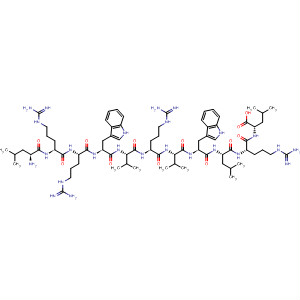 486392-84-1  L-Leucine,L-leucyl-L-arginyl-L-arginyl-L-tryptophyl-L-valyl-L-arginyl-L-valyl-L-tryptophyl-L-leucyl-L-arginyl-