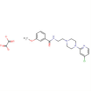 486393-13-9  Benzamide,N-[2-[4-(4-chloro-2-pyridinyl)-1-piperazinyl]ethyl]-3-methoxy-,ethanedioate (1:1)