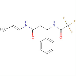 486393-67-3  Benzenepropanamide, N-(1E)-1-propenyl-b-[(trifluoroacetyl)amino]-