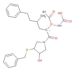 486403-92-3  Carbamic acid,[(1S)-1-[[3-hydroxy-4-[(phenylmethyl)thio]-1-pyrrolidinyl]carbonyl]-3-methylbutyl]-, phenylmethyl ester