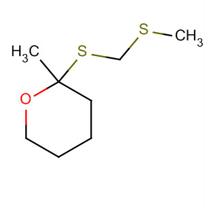 486406-75-1  2H-Pyran, tetrahydro-2-methyl-2-[[(methylthio)methyl]thio]-