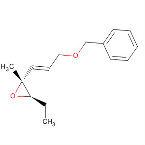 486407-64-1  Oxirane, 3-ethyl-2-methyl-2-[(1E)-3-(phenylmethoxy)-1-propenyl]-,(2R,3R)-