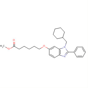 486417-71-4  Hexanoic acid,6-[[1-(cyclohexylmethyl)-2-phenyl-1H-benzimidazol-6-yl]oxy]-, methylester