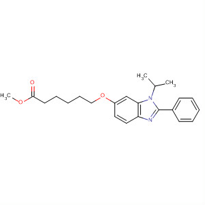 486418-40-0  Hexanoic acid,6-[[1-(1-methylethyl)-2-phenyl-1H-benzimidazol-6-yl]oxy]-, methyl ester