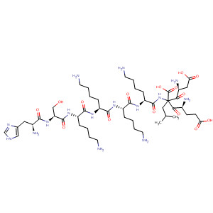 486421-07-2  L-Leucine,L-histidyl-L-seryl-L-lysyl-L-lysyl-L-lysyl-L-lysyl-L-a-aspartyl-L-a-glutamyl-