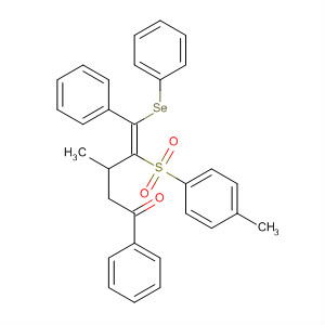 486421-98-1  4-Penten-1-one,3-methyl-4-[(4-methylphenyl)sulfonyl]-1,5-diphenyl-5-(phenylseleno)-,(4Z)-