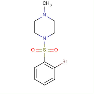 486422-18-8  Piperazine, 1-[(2-bromophenyl)sulfonyl]-4-methyl-