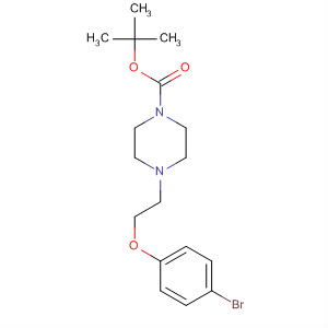 486422-47-3  1-Piperazinecarboxylic acid, 4-[2-(4-bromophenoxy)ethyl]-,1,1-dimethylethyl ester