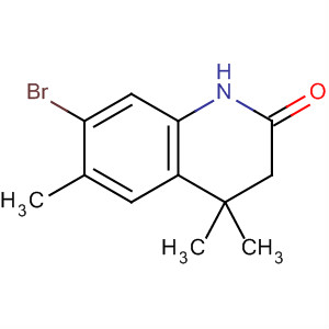 459811-02-0  2(1H)-Quinolinone, 7-bromo-3,4-dihydro-4,4,6-trimethyl-