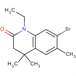 459811-03-1  2(1H)-Quinolinone, 7-bromo-1-ethyl-3,4-dihydro-4,4,6-trimethyl-