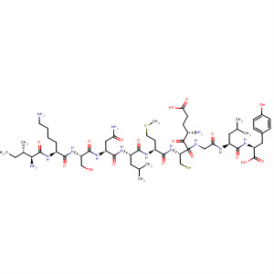 459837-22-0  L-Tyrosine,L-isoleucyl-L-lysyl-L-seryl-L-asparaginyl-L-leucyl-L-methionyl-L-a-glutamyl-L-cysteinylglycyl-L-leucyl- 459837-22-0  L-Tyrosine,L-isoleucyl-L-lysyl-L-seryl-L-asparaginyl-L-leucyl-L-methionyl-L-a-glutamyl-L-cysteinylglycyl-L-leucyl-