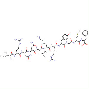 459838-04-1  L-Phenylalanine,L-isoleucyl-L-arginyl-L-asparaginyl-L-asparaginyl-L-leucyl-L-lysyl-L-arginyl-L-tyrosylglycyl-L-methionyl-