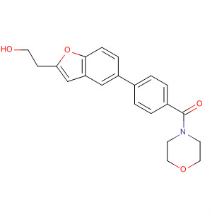 460746-74-1  Morpholine, 4-[4-[2-(2-hydroxyethyl)-5-benzofuranyl]benzoyl]-