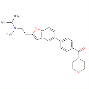 460746-87-6  Morpholine,4-[4-[2-[2-[methyl(1-methylethyl)amino]ethyl]-5-benzofuranyl]benzoyl]-
