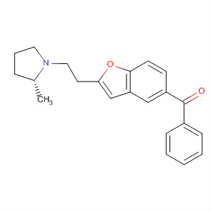 460747-60-8  Methanone,[2-[2-[(2R)-2-methyl-1-pyrrolidinyl]ethyl]-5-benzofuranyl]phenyl-