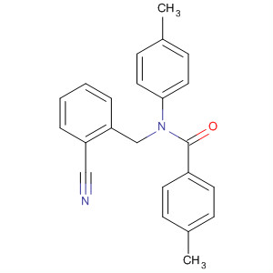 461444-07-5  Benzamide, N-(cyanophenylmethyl)-4-methyl-N-(4-methylphenyl)-