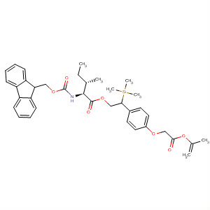 461643-20-9  L-Isoleucine, N-[(9H-fluoren-9-ylmethoxy)carbonyl]-,2-[4-[2-oxo-2-(2-propenyloxy)ethoxy]phenyl]-2-(trimethylsilyl)ethyl ester
