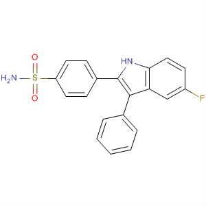 462120-58-7  Benzenesulfonamide, 4-(5-fluoro-3-phenyl-1H-indol-2-yl)-
