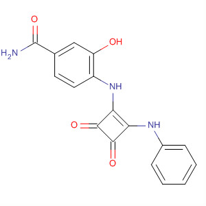 464911-93-1  Benzamide,4-[[3,4-dioxo-2-(phenylamino)-1-cyclobuten-1-yl]amino]-3-hydroxy-