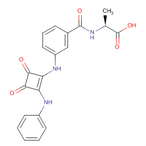 464912-57-0  L-Alanine,N-[3-[[3,4-dioxo-2-(phenylamino)-1-cyclobuten-1-yl]amino]benzoyl]-