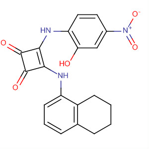 464912-63-8  3-Cyclobutene-1,2-dione,3-[(2-hydroxy-4-nitrophenyl)amino]-4-[(5,6,7,8-tetrahydro-1-naphthalenyl)amino]-