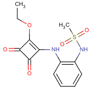 464913-75-5  Methanesulfonamide,N-[2-[(2-ethoxy-3,4-dioxo-1-cyclobuten-1-yl)amino]phenyl]-