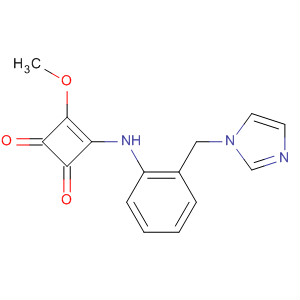 464913-89-1  3-Cyclobutene-1,2-dione,3-[[2-(1H-imidazol-1-ylmethyl)phenyl]amino]-4-methoxy-