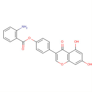 470667-04-0  4H-1-Benzopyran-4-one,3-[4-[(2-aminobenzoyl)oxy]phenyl]-5,7-dihydroxy-