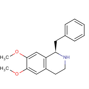 47145-36-8  Isoquinoline, 1,2,3,4-tetrahydro-6,7-dimethoxy-1-(phenylmethyl)-, (1R)-