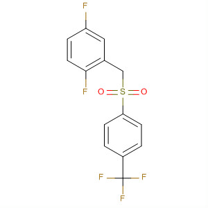 471905-57-4  Benzene, 1,4-difluoro-2-[[[4-(trifluoromethyl)phenyl]sulfonyl]methyl]-