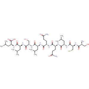 471926-86-0  L-Leucine,L-seryl-L-cysteinyl-L-leucyl-L-glutaminyl-L-glutaminyl-L-leucyl-L-seryl-L-leucyl-