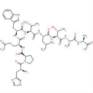 471927-01-2  L-Alanine,L-histidyl-L-prolyl-L-glutaminyl-L-tryptophyl-L-valyl-L-leucyl-L-threonyl-L-alanyl-