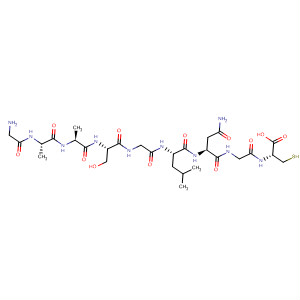 471927-80-7  L-Cysteine,glycyl-L-alanyl-L-alanyl-L-serylglycyl-L-leucyl-L-asparaginylglycyl-