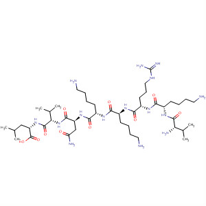 471927-91-0  L-Leucine, L-valyl-L-lysyl-L-arginyl-L-lysyl-L-lysyl-L-asparaginyl-L-valyl-