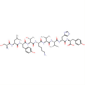 471928-16-2  L-Tyrosine,L-seryl-L-leucyl-L-tyrosyl-L-threonyl-L-lysyl-L-valyl-L-valyl-L-histidyl- 471928-16-2  L-Tyrosine,L-seryl-L-leucyl-L-tyrosyl-L-threonyl-L-lysyl-L-valyl-L-valyl-L-histidyl-