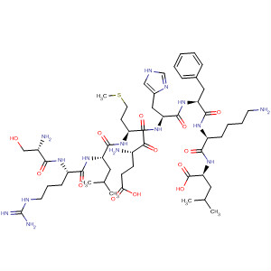 471928-67-3  L-Leucine,L-seryl-L-arginyl-L-leucyl-L-a-glutamyl-L-methionyl-L-histidyl-L-phenylalanyl-L-lysyl-