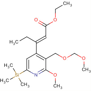 472958-46-6  2-Pentenoic acid,3-[2-methoxy-3-[(methoxymethoxy)methyl]-6-(trimethylsilyl)-4-pyridinyl]-,ethyl ester, (2E)-