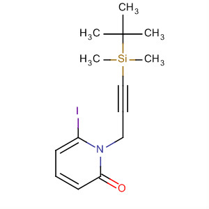 472961-04-9  2(1H)-Pyridinone,1-[3-[(1,1-dimethylethyl)dimethylsilyl]-2-propynyl]-6-iodo-