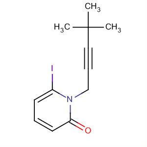 472961-14-1  2(1H)-Pyridinone, 1-(4,4-dimethyl-2-pentynyl)-6-iodo-