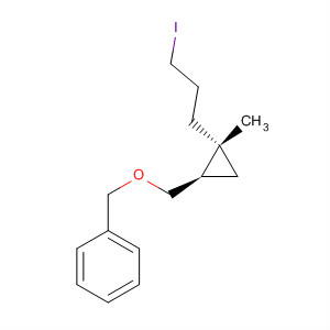 472962-00-8  Benzene,[[[(1R,2R)-2-(3-iodopropyl)-2-methylcyclopropyl]methoxy]methyl]-