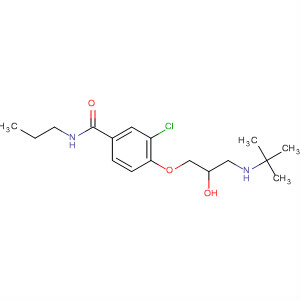 47308-78-1  Benzamide,3-chloro-4-[3-[(1,1-dimethylethyl)amino]-2-hydroxypropoxy]-N-propyl-