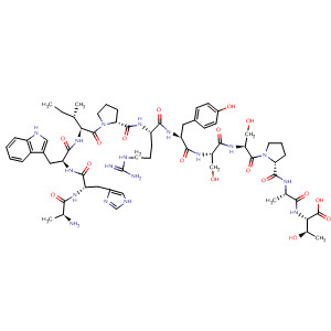 473220-04-1  L-Threonine,L-alanyl-L-histidyl-L-tryptophyl-L-isoleucyl-L-prolyl-L-arginyl-L-tyrosyl-L-seryl-L-seryl-L-prolyl-L-alanyl- 473220-04-1  L-Threonine,L-alanyl-L-histidyl-L-tryptophyl-L-isoleucyl-L-prolyl-L-arginyl-L-tyrosyl-L-seryl-L-seryl-L-prolyl-L-alanyl-